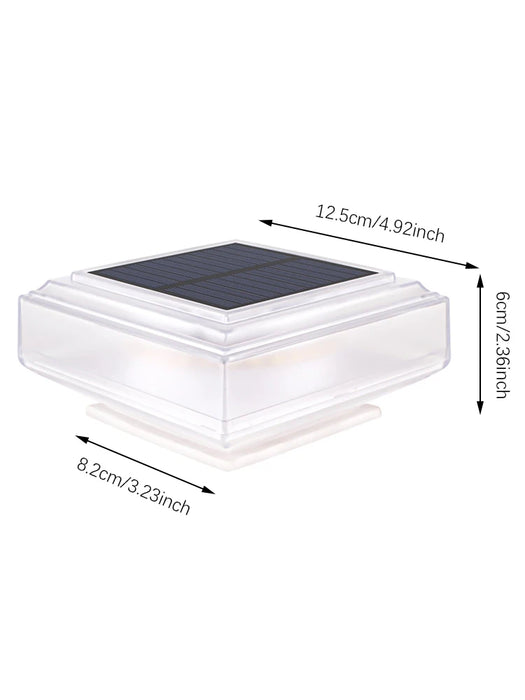 Solar Column Headlight – Waterproof LED Outdoor Lamp with Intelligent Light Control - Samanta Factory