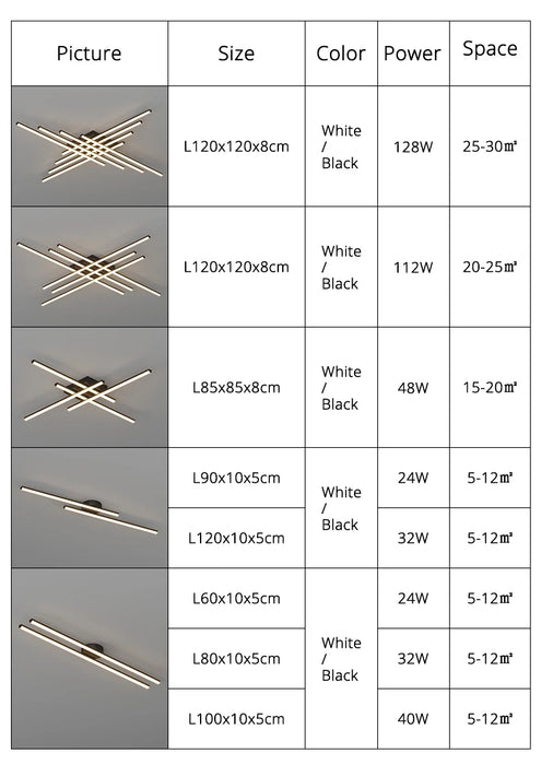 Modern LED Ceiling Light – Adjustable Dimmable Fixture for Kitchen, Bedroom, and Living Spaces - Samanta Factory