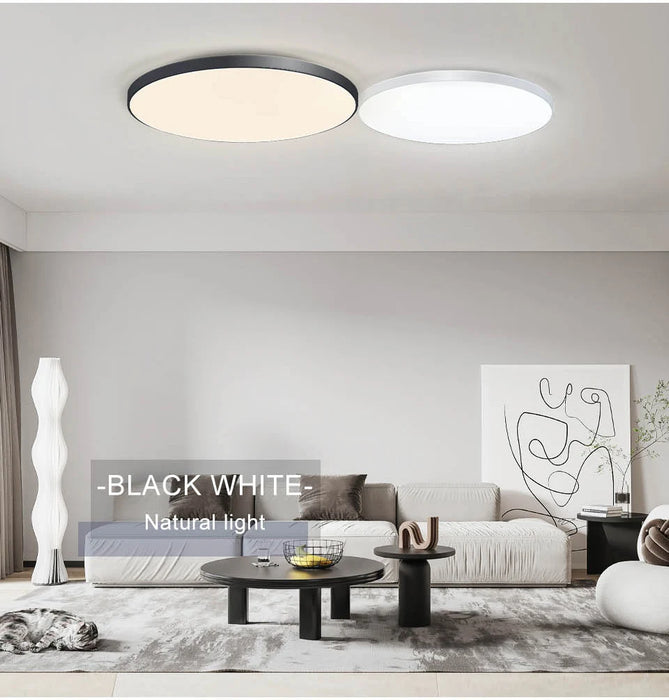 MARPOU Big Size Smart ceiling lamp led lamp for bedroom 80W ceiling lights with Remote control Dimmable led lights for room - Samanta Factory