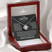 Heart Knot Pendant Necklace – Sparkling Zircon Gift for Daughters SF
