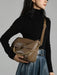 Leather Crossbody Bag - Vintage Soft Flap Style SF