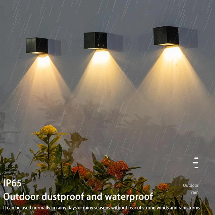 Solar Wall Washing Lamp – IP65 Waterproof LED Light SF