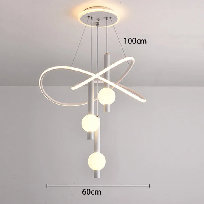 LED Crystal Pendant Light – 3 Color Modes with Remote Dimming SF