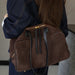 Women's Genuine Cowhide Leather Tote Bag – Large Capacity Suede Velvet Shoulder Handbag SF