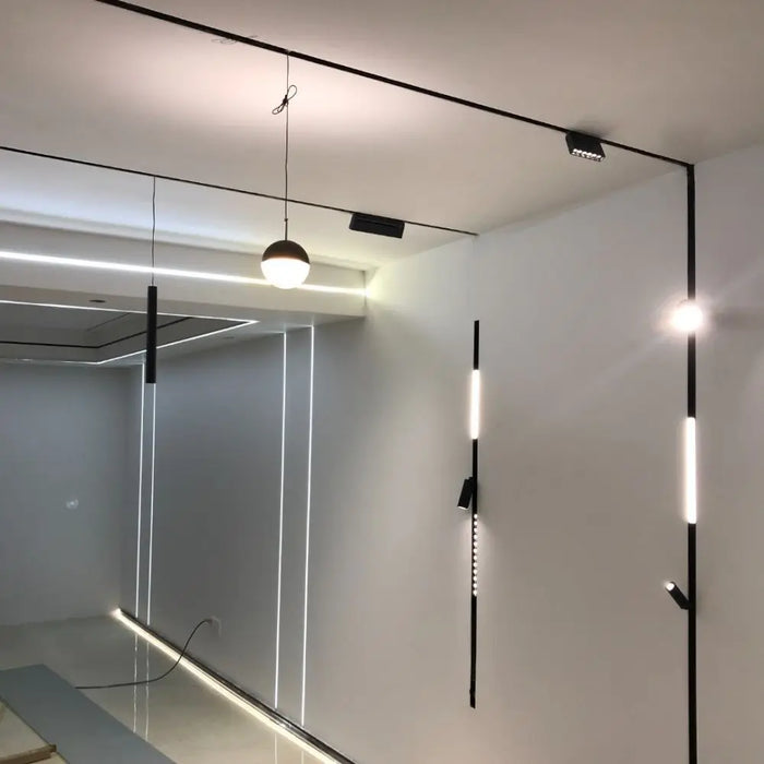 Magnetic LED Track Spotlight – 48V Linear Ceiling Light - Samanta Factory