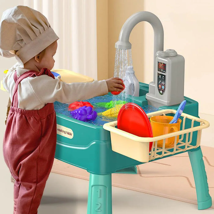 LKCOMO Kids Kitchen Toys Set – Safe Plastic Cooking Playset for Boys & Girls
