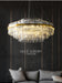 Modern Luxury LED Crystal Chandelier – Dimmable Remote-Controlled Ceiling Light - Samanta Factory