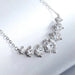 Moissanite Pendant Necklace – 7-Stone 925 Sterling Silver D-Color VVS1 SF