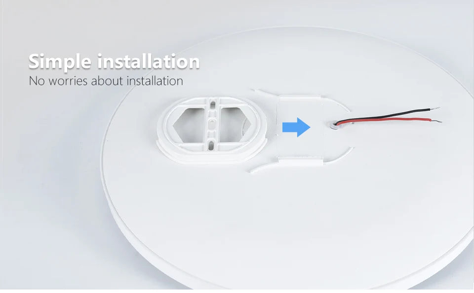 MARPOU Big Size Smart ceiling lamp led lamp for bedroom 80W ceiling lights with Remote control Dimmable led lights for room - Samanta Factory
