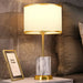 Contemporary LED Floor Lamp – Touch Control with Plated Metal Design - Samanta Factory