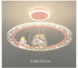 Modern Flush Mount LED Chandelier – Remote-Control Dimmable Ceiling Light - Samanta Factory