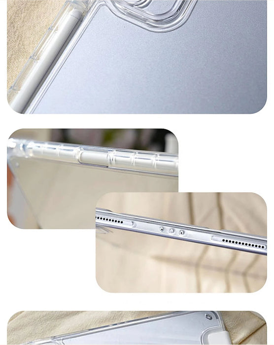 iPad Case – Magnetic Acrylic Shockproof Cover for iPad Pro, Air, Mini & All Models SF