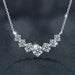 Moissanite Pendant Necklace – D Color VVS1 Sparkle in 925 Sterling Silver SF