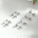 Certified Moissanite Stud Earrings – D-Color VVS1 Round Cut in 925 Sterling Silver SF