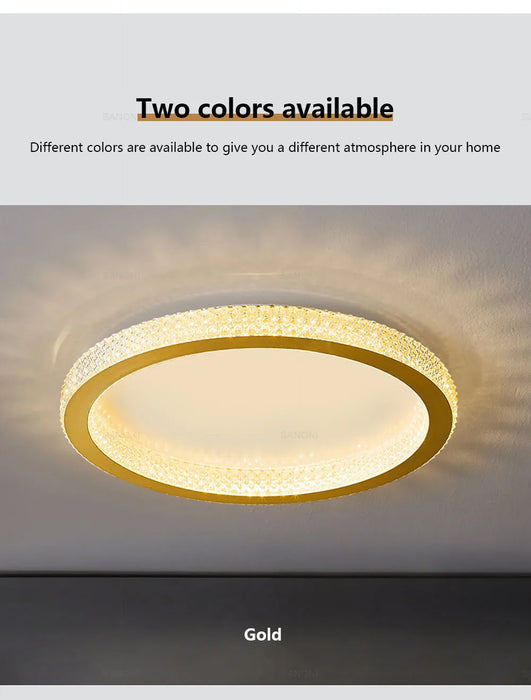 Luxury LED Ceiling Light – Modern Surface-Mounted Fixture for Living Spaces - Samanta Factory
