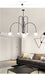 Modern LED Chandelier – Frosted Glass Pendant Light for Elegant Interiors - Samanta Factory