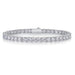 Certified Full Moissanite Bracelet in 925 Sterling Silver with 18K Gold Plating SF