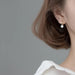 Moissanite Hoop Earrings – 1.0CT VVS1 D-E Color Sterling Silver SF