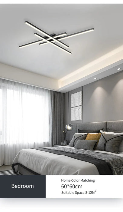 LED Ceiling Light – Modern 4-Bulb Fixture for Bedroom & Foyer - Samanta Factory