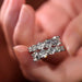 Moissanite Wedding Band – 3.26cttw Multi-Stone Sparkle SF