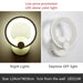 Art Deco Pendant Light – White Acrylic & Iron Chandelier with Remote Control - Samanta Factory