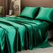 KISS NEST Satin Bed Sheet Set – Smooth 200TC Polyester, Twin to King Sizes - Samanta Factory