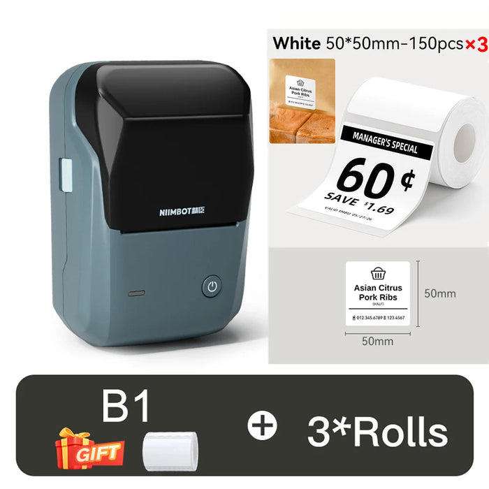 Thermal Label Maker – Bluetooth Portable Printing Samanta Factory