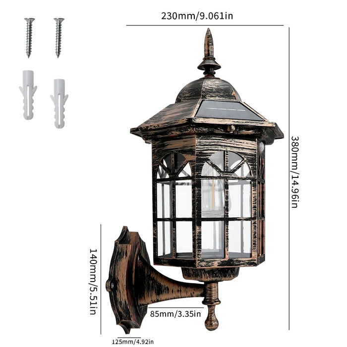 Retro Solar Pathway Light – Waterproof LED Outdoor Garden Lamp - Samanta Factory