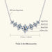 Moissanite Pendant Necklace – D Color VVS1 Sparkle in 925 Sterling Silver SF