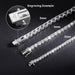 EWYA D Color Moissanite Tennis Bracelet 925 Silver 18K Gold - Samanta Factory