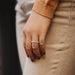 Sterling Silver CZ Eternity Stackable Ring – Women’s Round Cut Wedding Band SF