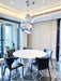Modern Pendant Light – Energy-Saving LED Cord Fixture with Iron Finish - Samanta Factory