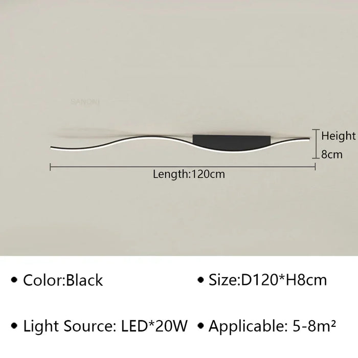 LED Ceiling Light – Simple Line Design for Modern Kitchens, Bedrooms, and Dining Areas - Samanta Factory