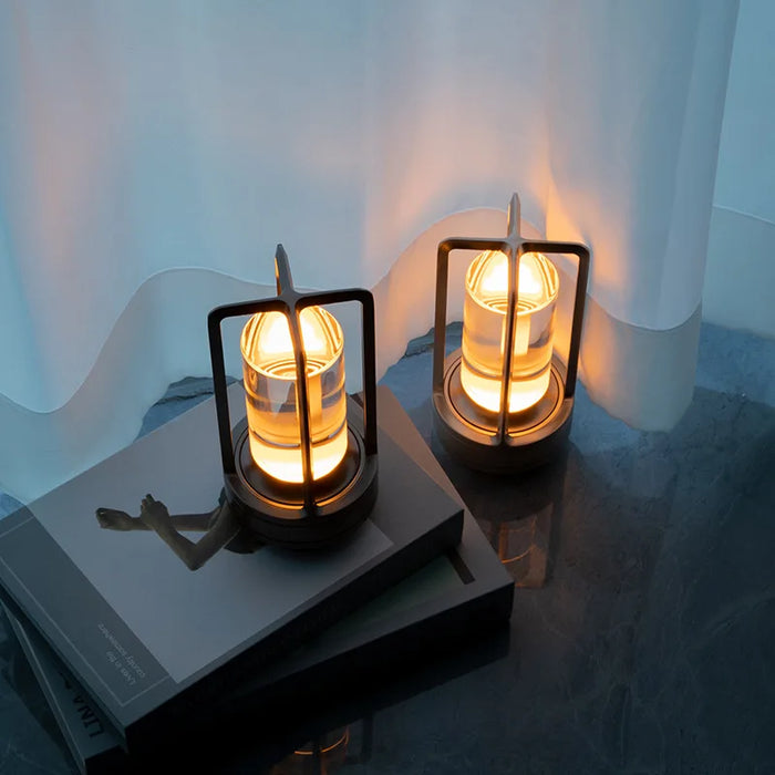 Modern Touch-Control Table Lamp – Dimmable LED Light with Warm & Cool Settings - Samanta Factory