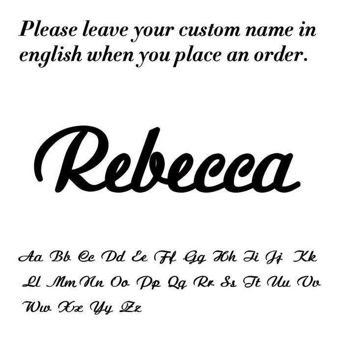 Custom Name Bracelet – Elegant Letter Charm Bracelet SF
