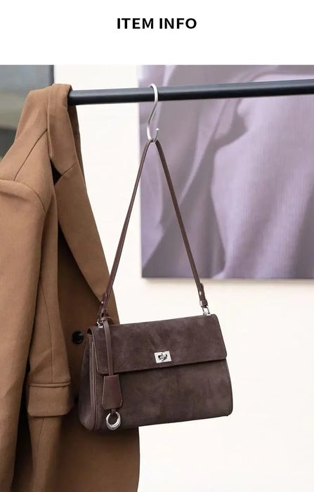 Leather Shoulder Bag - Soft Casual Tote SF