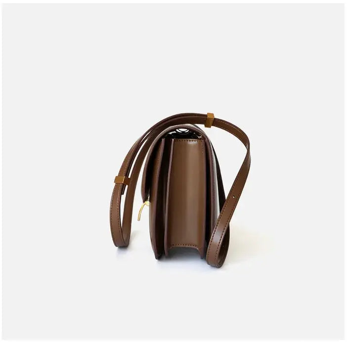 Cow Leather Flap Bag – Soft Shoulder for Women SF