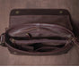 Vintage Leather Satchel Bag – Soft Men’s Crossbody Shoulder Bag SF