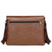 Men’s Business Satchel Bag – Slim PU Leather Shoulder Bag SF