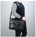 Men’s Business Briefcase – PU Leather Office Work Bag SF