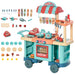 Kids Kitchen & Grocery Play Set – 50-Piece Pretend Cooking & Shopping Toy for Ages 3–6 - Samanta Factory