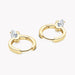 Moissanite Hoop Earrings – 1.0CT VVS1 D-E Color Sterling Silver SF