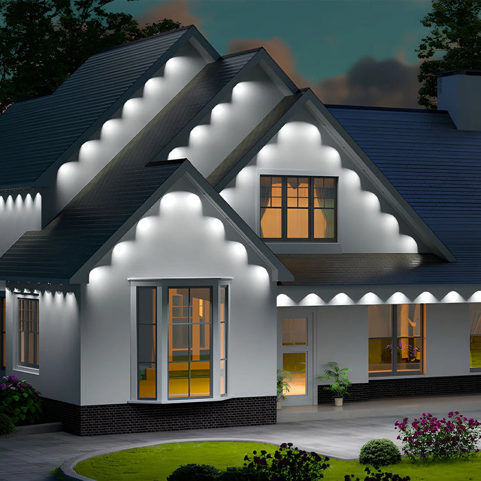 Outdoor LED String Lights – Multi-Color App & Remote Control - Samanta Factory