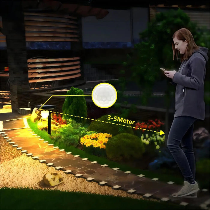 Solar Garden Light – Motion Sensor LED with Triple Modes and IP65 Weatherproof Design - Samanta Factory