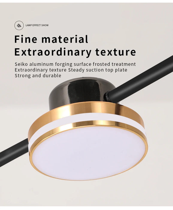 Modern Ring Pendant Light – 48W LED Chandelier with Soft Eye-Care Illumination - Samanta Factory