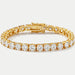 Moissanite Vintage Bracelet – 925 Sterling Silver Unisex Jewelry - Samanta Factory