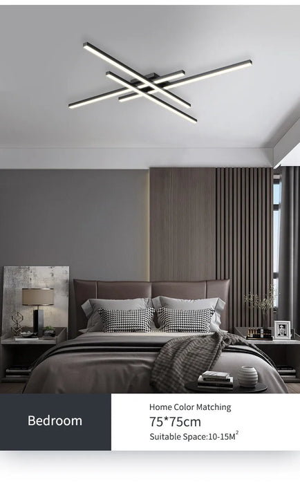 LED Ceiling Light – Modern 4-Bulb Fixture for Bedroom & Foyer - Samanta Factory