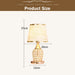 Crystal Table Lamp – Elegant Bedside Light with Polished Chrome Finish - Samanta Factory