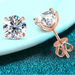 Premium Moissanite Stud Earrings – Brilliant D Color VVS1 Stones SF