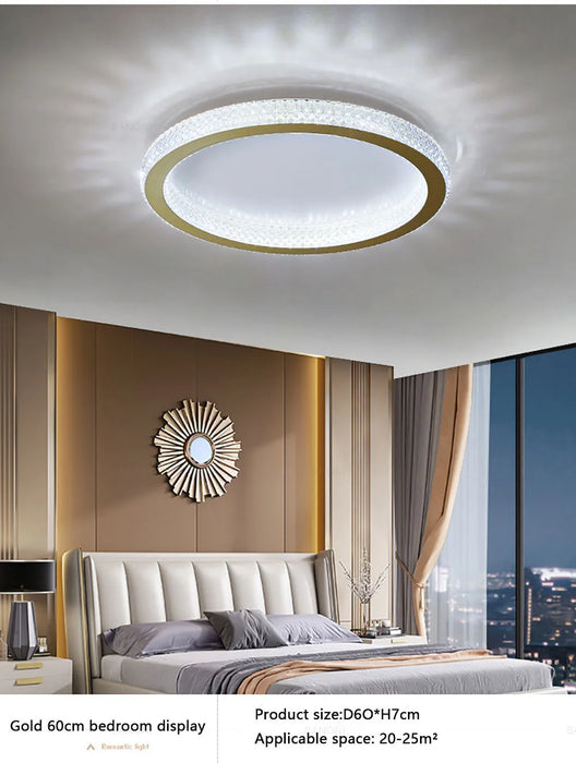 Luxury LED Ceiling Light – Modern Surface-Mounted Fixture for Living Spaces - Samanta Factory